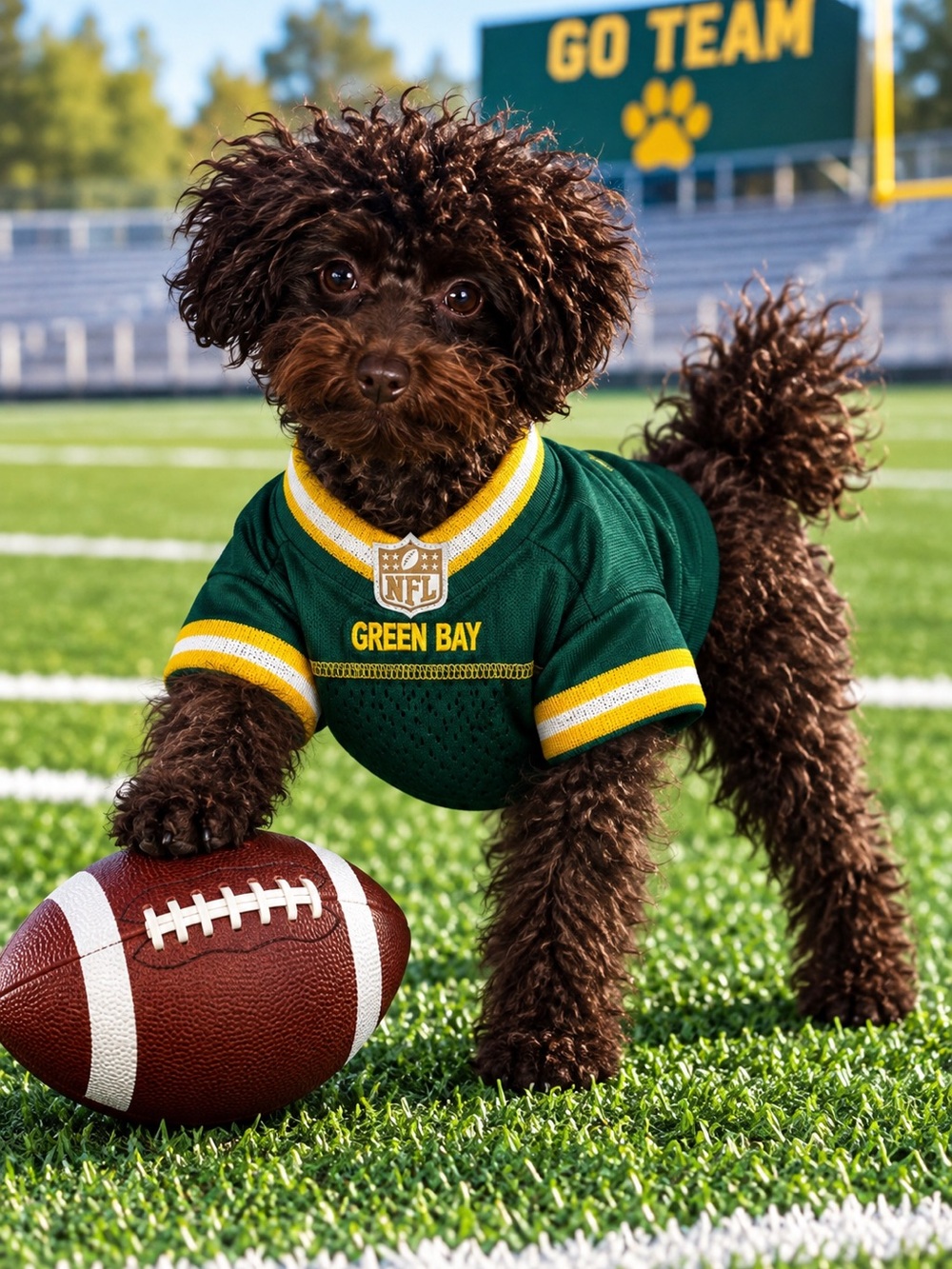 Green Bay Packers Dog or Cat Jersey. Size XS